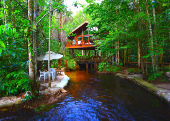 Oca de luxo ‘Topázio de Fogo’ é o novo destino para turistas que buscam por exclusividade na Amazônia