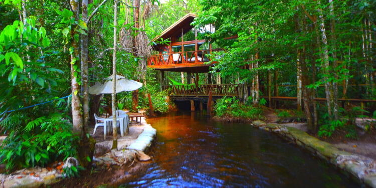 Oca de luxo ‘Topázio de Fogo’ é o novo destino para turistas que buscam por exclusividade na Amazônia
