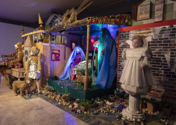 Casa Fiat Cultura tem presépio colaborativo