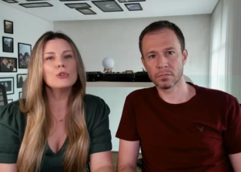 Tiago Leifert e a esposa Daiana Garbin falam sobre câncer raro da filha de 1 ano