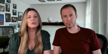 Tiago Leifert e a esposa Daiana Garbin falam sobre câncer raro da filha de 1 ano