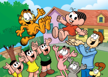 Lançamento: Turma da Mônica encontra Garfield em nova HQ da Panini