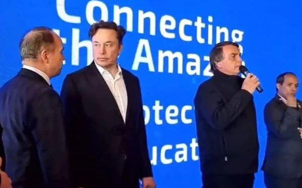Bolsonaro fala em ‘sopro de esperança’ e Elon Musk em preservação da Amazônia