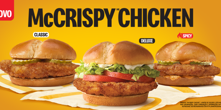 McDonald’s lança a linha McCrispy Chicken para os fãs dos sanduíches de frango