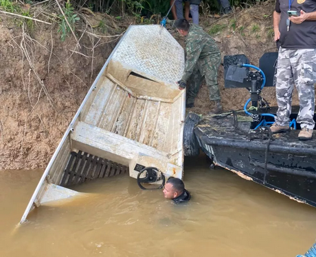 Embarcação de Bruno Pereira e Dom Phillips é encontrada no Amazonas, confirma PF
