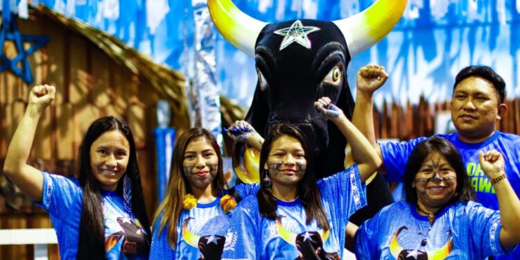 Caprichoso referenda luta pela Amazônia com a participação de lideranças na arena