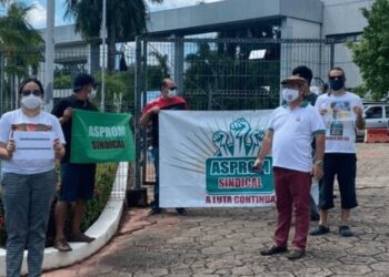 Asprom Sindical marca manifestação para pressionar governador do AM a pagar data-base