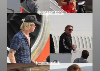 Banda Guns N’ Roses chega em Manaus