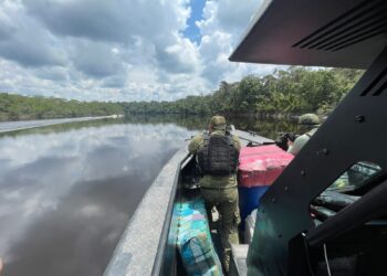 Polícia Federal apreende 1,4 tonelada de droga no rio Marié, no Amazonas
