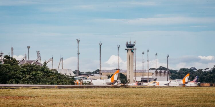 Manaus Airport supera em 60% o tráfego do primeiro semestre de 2021