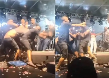 Integrantes das bandas Psirico e Samba Trator se envolvem em briga generalizada