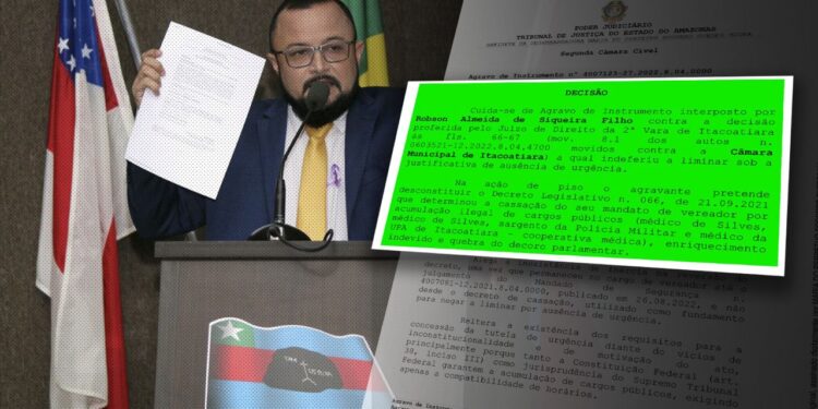 Justiça suspende cassação de vereador que denunciou licitações ilegais em Itacoatiara