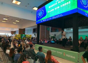 Stand da Nilton Lins é destaque na Feira do Polo Digital de Manaus