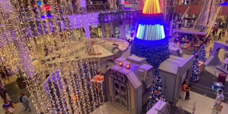 Atração de Natal do Amazonas Shopping é inspirada em Star War