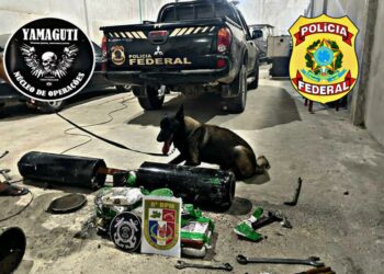 Polícia Federal prende homem que escondia drogas em cilindros dentro de embarcação