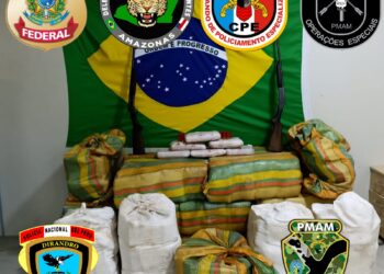 Polícias Federal e Militar apreendem mais de meia tonelada de drogas no Rio Negro