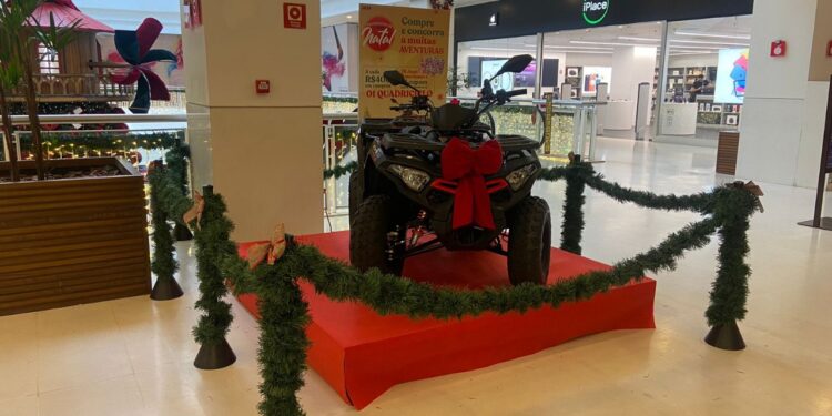 Shopping inicia promoção “Natal de Aventuras” com sorteio de quadriciclo