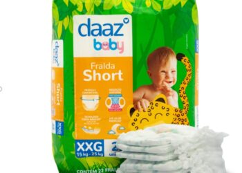 Fralda Daaz Baby começam a ser vendidas exclusivamente pela Bemol Farma