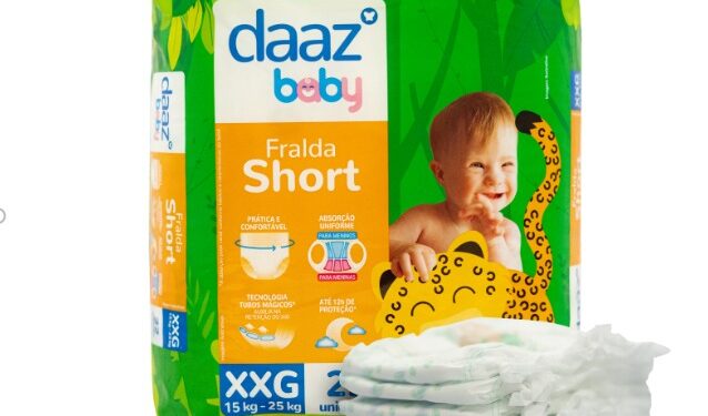 Fralda Daaz Baby começam a ser vendidas exclusivamente pela Bemol Farma