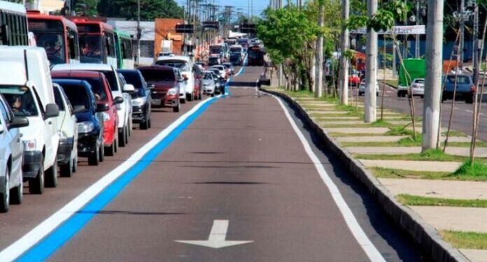 Prefeitura nega que faixa azul será reimplantada em Manaus nos próximos dias