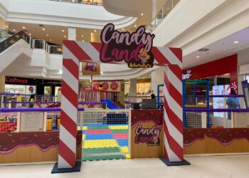Atração “Parque Infantil Terra dos Doces” é opção de diversão para as crianças nas férias