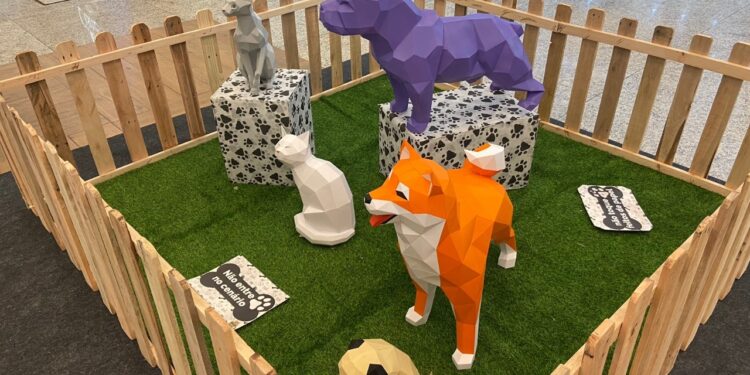 Amazonas Shopping sedia exposição “Mundo Pet de Papel” e promove oficinas gratuitas para as crianças