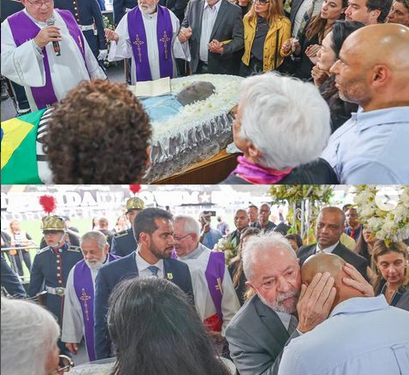 Lula comparece a velório de Pelé em seu 1º compromisso oficial fora de Brasília