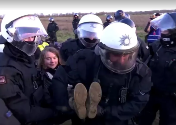 Greta Thunberg é detida pela polícia na Alemanha