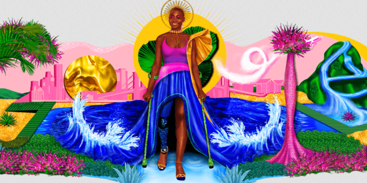 Mama Cax, modelo e ativista, é destaque no Google