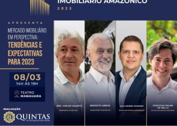  O 1° Fórum Mercado Imobiliário Amazônico 2023 será realizado nesta quarta-feira (08/03), no Teatro Manauara, espaço localizado no Manauara Shopping, entre as 13h e as 19h.