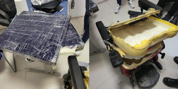 Mexicano é preso no AM ao transportar drogas em cadeira de rodas