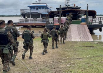 Em operação no AM, Exército percorre distância equivalente entre RJ e Nova York