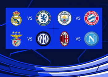 Liga dos Campeões: definidos os confrontos das quartas e o chaveamento