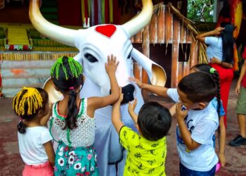 Autismo: Garantido recebe criançada no curral Lindolfo Monteverde