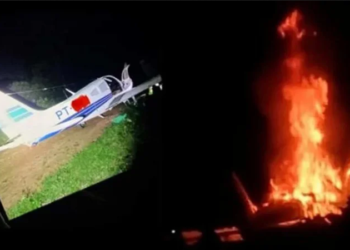 Aeronave é destruída após fechamento do espaço aéreo em terra Yanomami