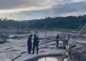 Garimpo: Maquinários avaliados em mais de R$ 2 mi são destruídos em operação