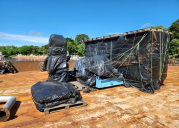 Polícia Federal e Receita Federal apreendem 17 toneladas de mercadorias em Manaus