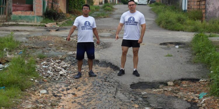 Durante ‘maratona’, vereador diz que Nova Cidade é o bairro mais esburacado