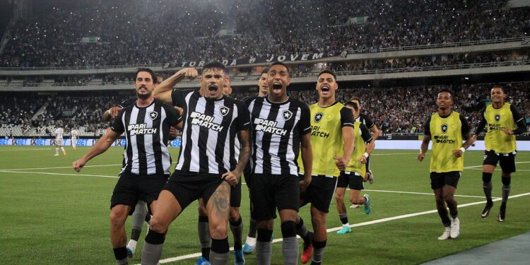 Com dois de Tiquinho, Botafogo vence e reassume a ponta do Brasileiro
