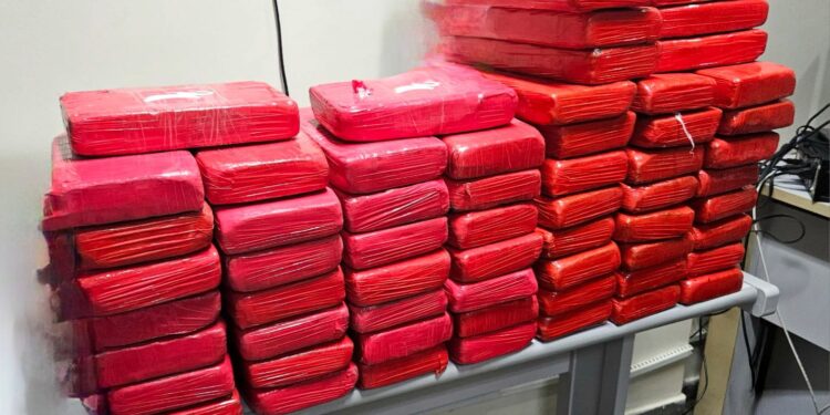Polícia prende homem e apreende 60 tabletes de cocaína avaliados em R$ 4,5 milhões