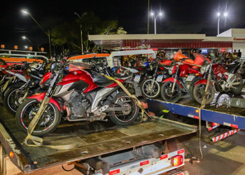 Detran retira de circulação 40 motocicletas envolvidas em “rolezinho”