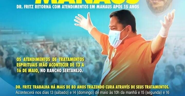 Dr. Fritz retorna com atendimentos em Manaus após 15 anos