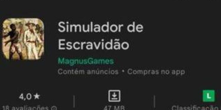 Jogo eletrônico simula escravidão e reforça racismo