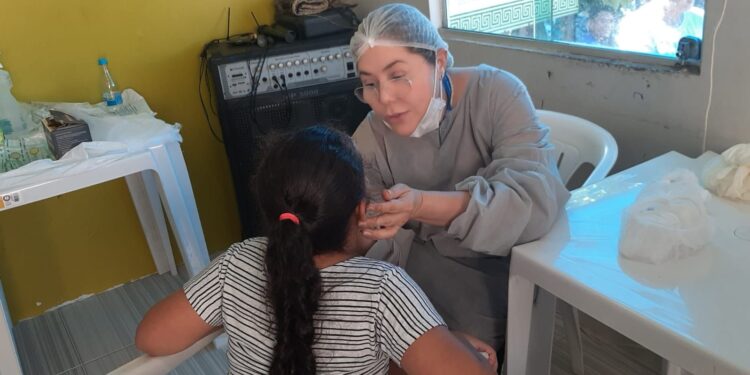 ‘Dente de Leite’ do TCE-AM realiza mais uma ação de saúde bucal no Cidadão 10