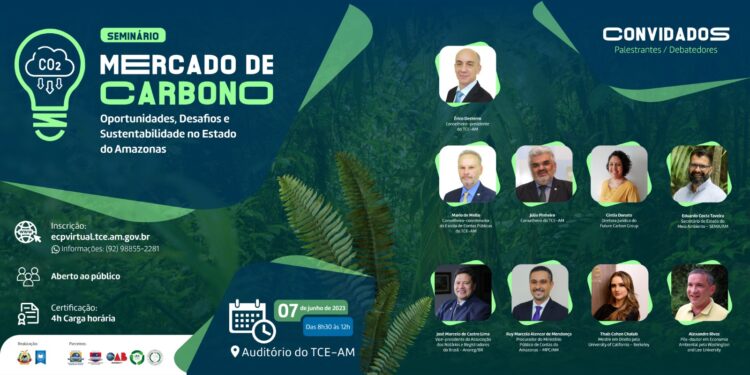 Seminário sobre Mercado de Carbono no TCE-AM terá transmissão ao vivo