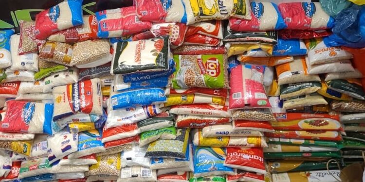 Mirage Park arrecada 1.040kg de alimentos em campanha solidária