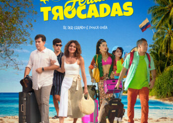 Paris Filmes divulga cartaz do longa “Férias Trocadas”, com Edmilson Filho, e confirma estreia: 12 de outubro nos cinemas