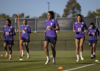 Pia Sundhage comanda segundo treino da Seleção Feminina em Brisbane