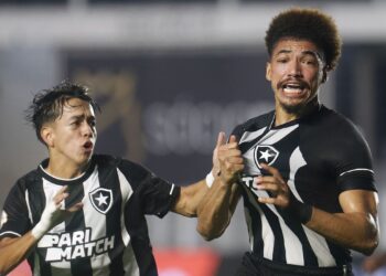 Líder Botafogo mostra força e arranca empate com Santos no Brasileiro
