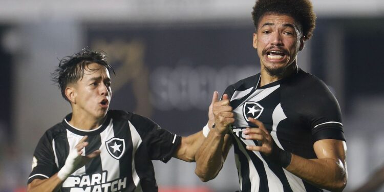 Líder Botafogo mostra força e arranca empate com Santos no Brasileiro